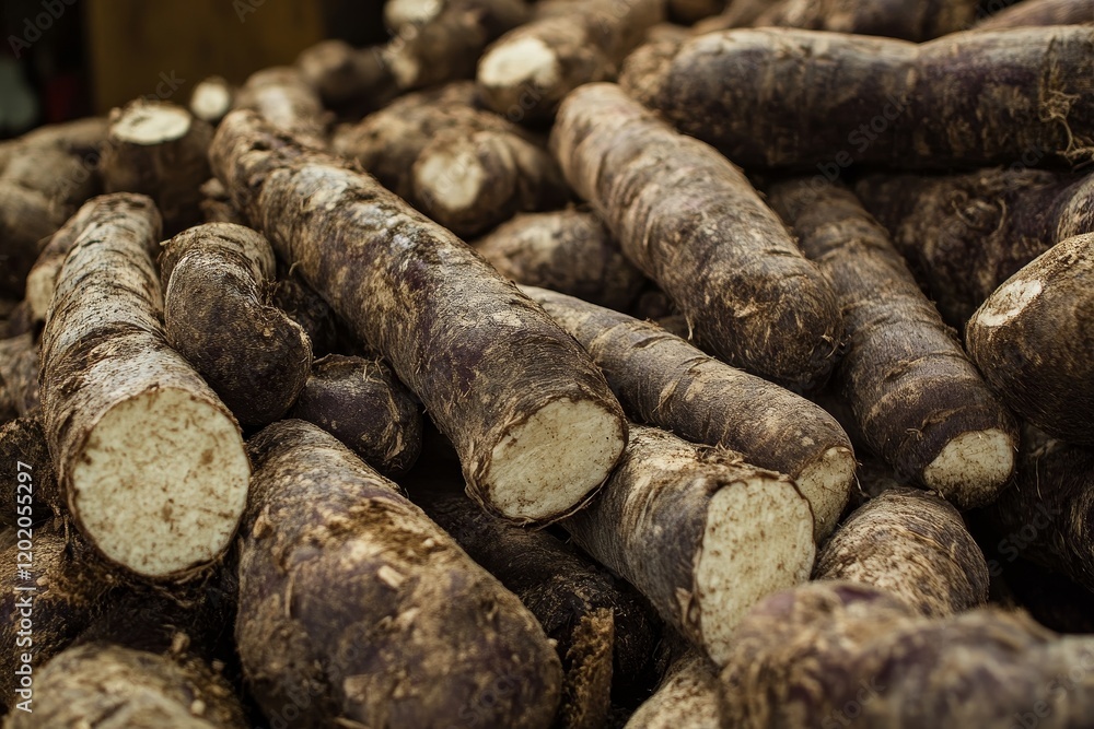 Abundant Harvest of Dark Root Vegetables Abundant Harvest of Dark Root Vegetables