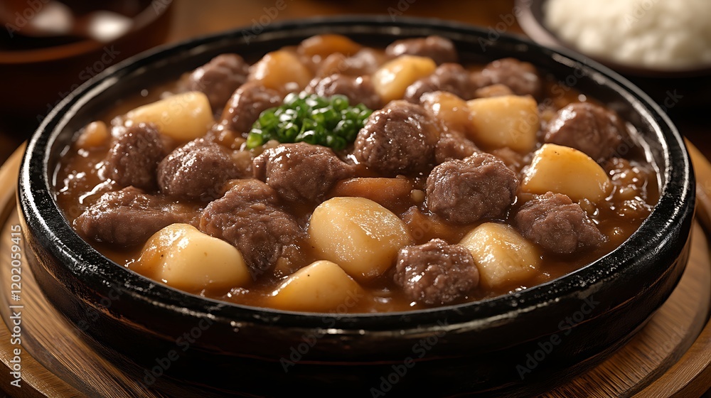 Delicious Meatball Stew with Potatoes and Gravy Delicious Meatball Stew with Potatoes and Gravy