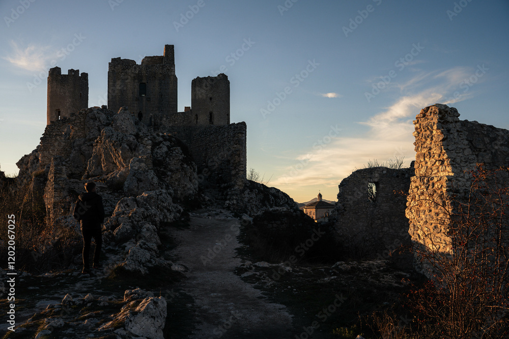 Fototapeta premium Rovine Rocca Calascio