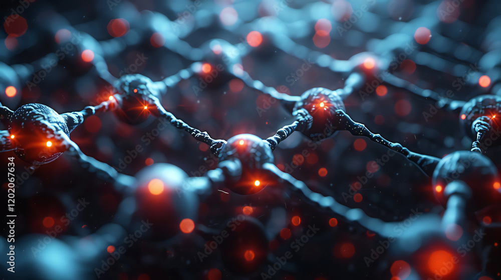 A seamless pattern of red, green, white, and blue beads representing molecular and DNA structures, with a scientific and festive touch for Christmas and winter-themed designs A seamless pattern of red, green, white, and blue beads representing molecular and DNA structures, with a scientific and festive touch for Christmas and winter-themed designs