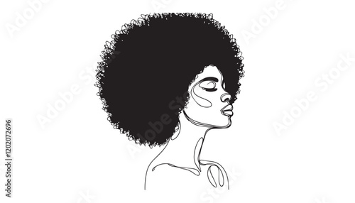 woman with long hair
