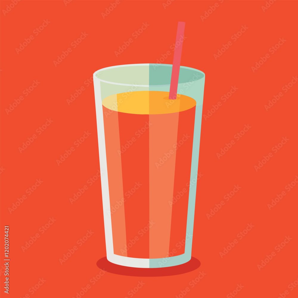 illustration of a glass of juice