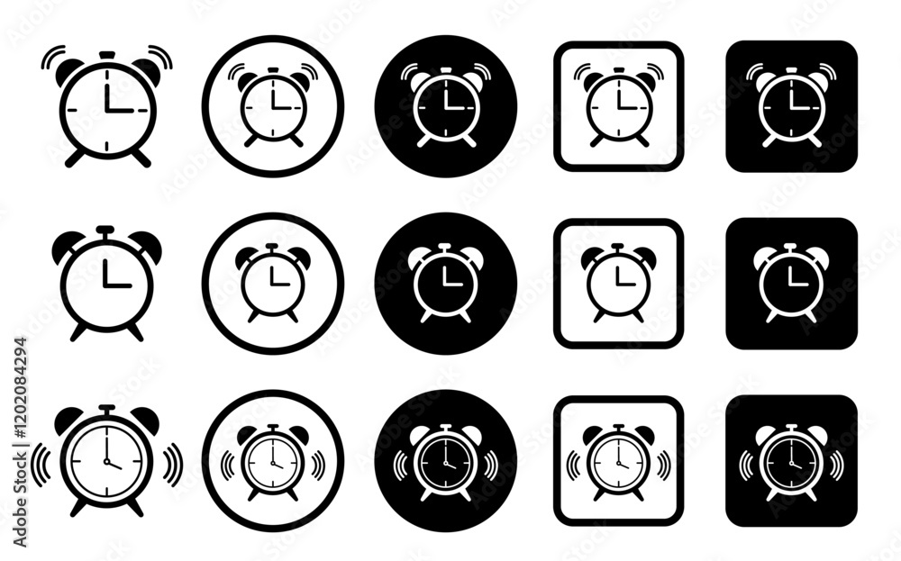 Clock icon. Timer vector icons. Countdown timer and stopwatch symbol flat. Vector illustration. Clock icon. Timer vector icons. Countdown timer and stopwatch symbol flat. Vector illustration.