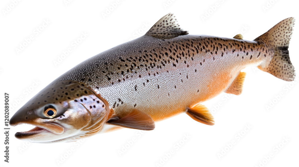 Salmon, isolated on transparent background Salmon, isolated on transparent background
