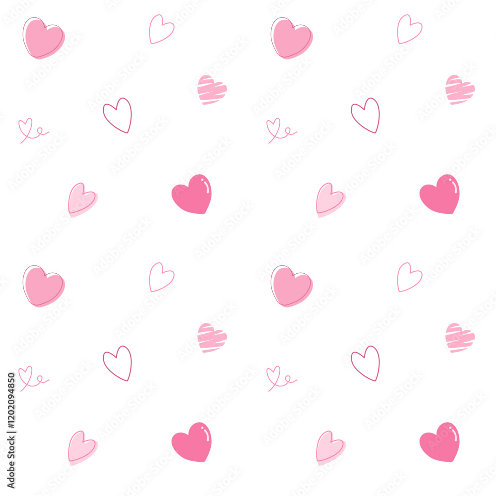 seamless pattern with hearts, valentines background decorate with hearts for wallpaper, wrapping paper, card, printing seamless pattern with hearts, valentines background decorate with hearts for wallpaper, wrapping paper, card, printing