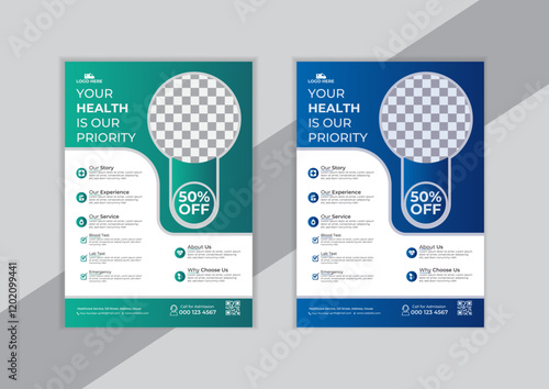medial Flyer design template.