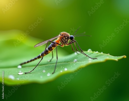 Wallpaper Mural Mosquito on a Leaf Torontodigital.ca
