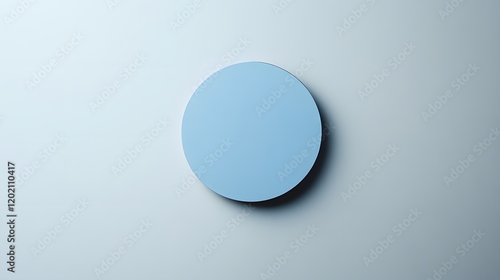 A Pale Blue Circle Against A Light Background A Pale Blue Circle Against A Light Background