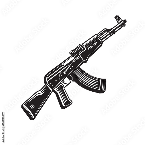 Ak47 Vector Art, Icons, and Graphics
