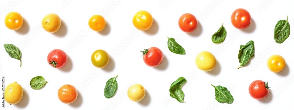 Healthy eating background / studio photography of different fruits and vegetables isoleted on white backdrop, top view. High resolution product. Healthy eating background / studio photography of different fruits and vegetables isoleted on white backdrop, top view. High resolution product.
