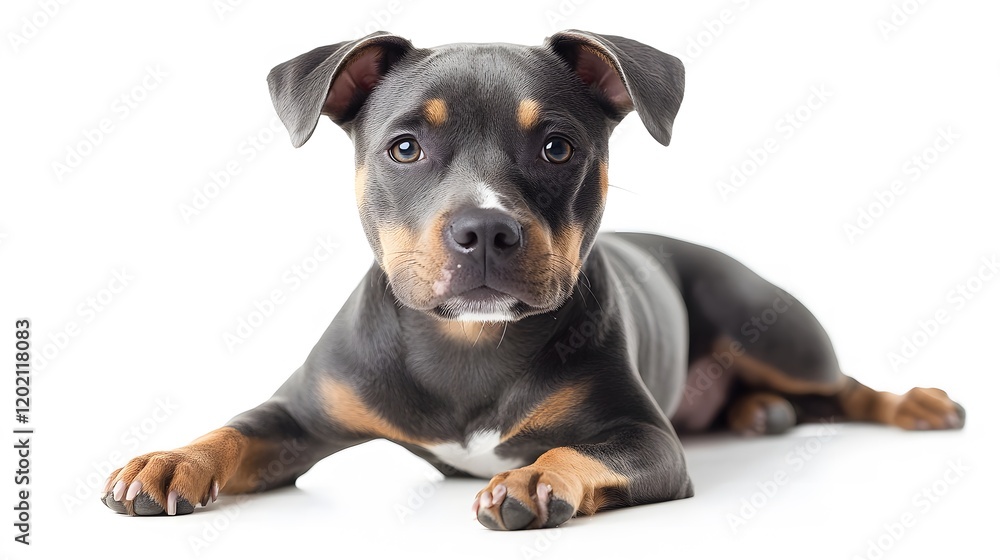 Fototapeta premium Adorable Paws: The Heartwarming Charm of a Puppy
