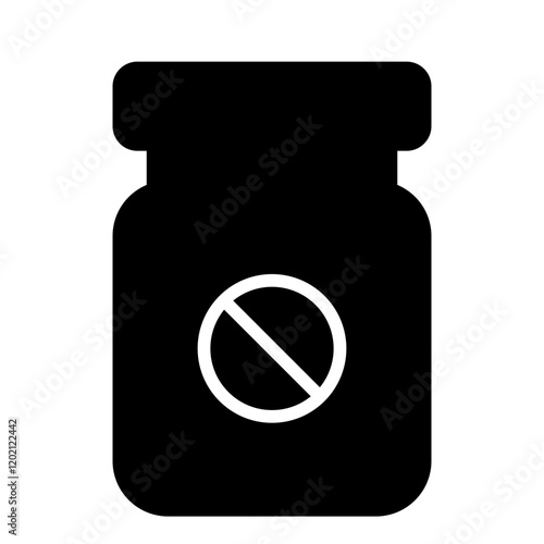 Icon Glyph -  Prescription for medicine to recover from the doctor
