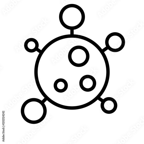 Icon Line - Dangerous bacteria and viruses