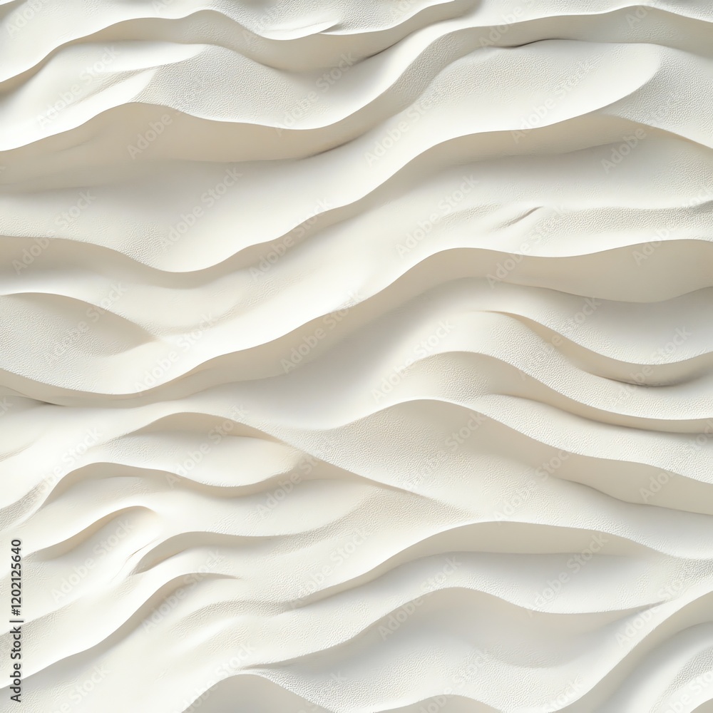 Obraz premium Abstract cream wave pattern. Elegant, flowing texture. Perfect for background or design element.
