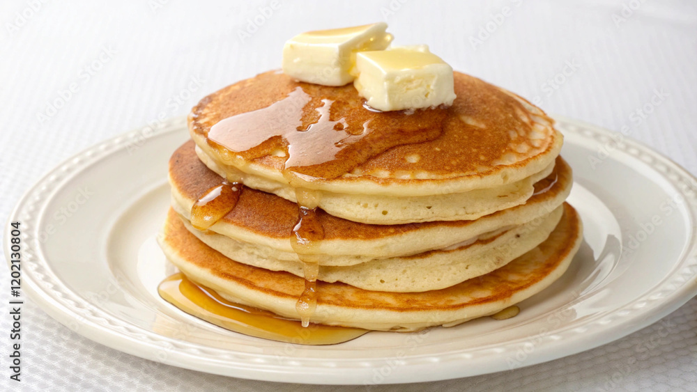 stack of pancakes on a plate stack of pancakes on a plate