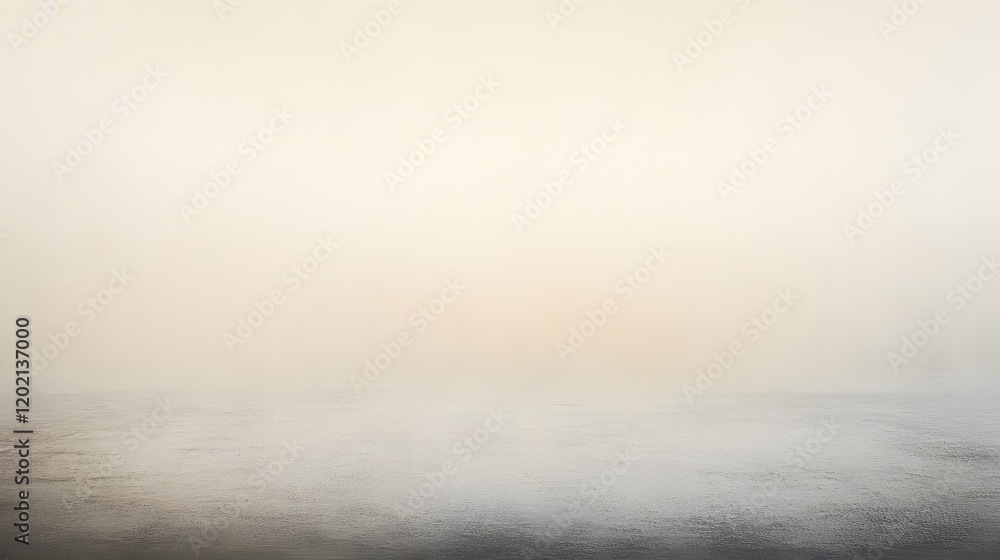 Obraz premium Foggy Landscape With A Dark Grey Ground
