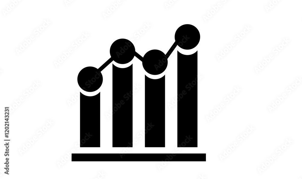 Analytics growth chart icon transparent, growth icon Analytics growth chart icon transparent, growth icon