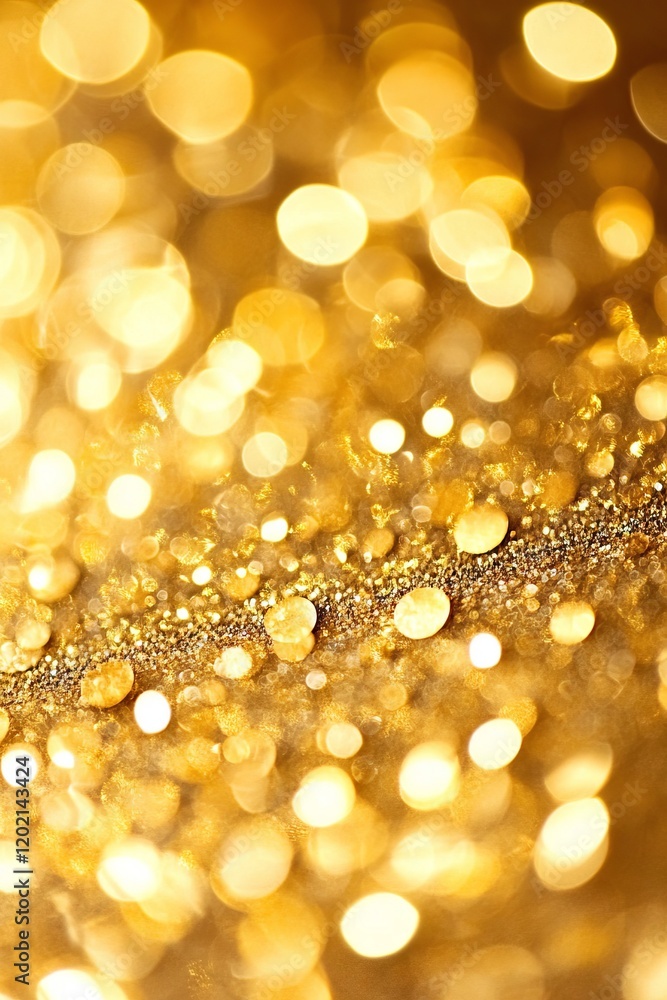 Golden Bokeh Abstract Background. A Stunning Celebration of Light and Shimmering Sparkle. Golden Bokeh Abstract Background. A Stunning Celebration of Light and Shimmering Sparkle.
