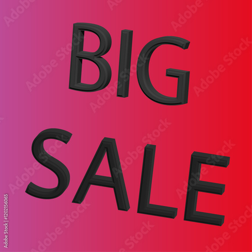 Big sale. Super Promo 3d editable text effect. Template suitable for sale product. Color text black.