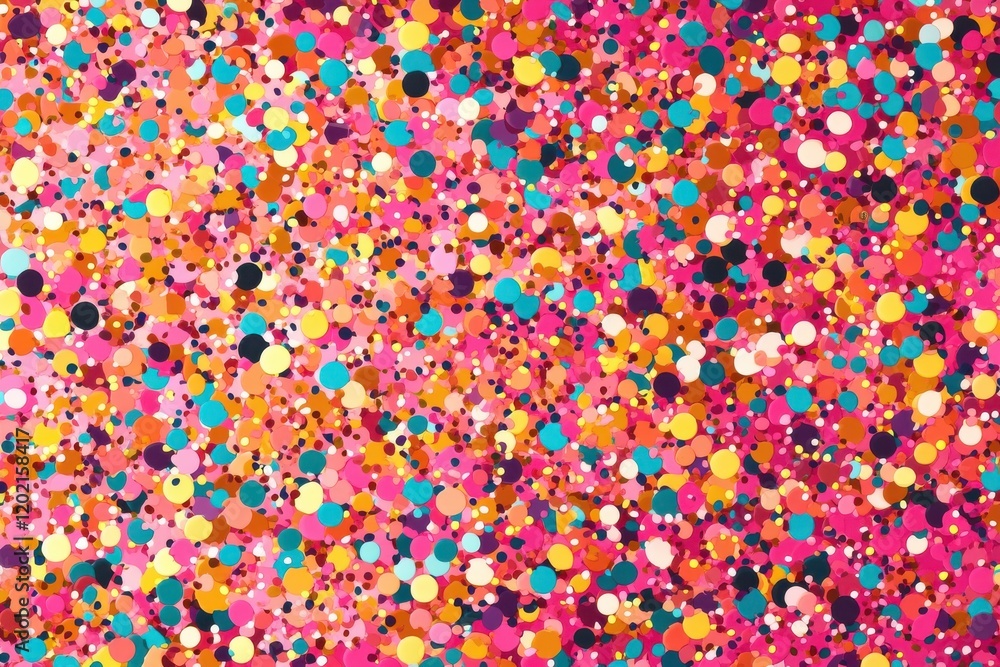 Delicious donut dreams: playful confetti background featuring sweet treats in lively texture. Whimsical pattern for desserts and bakery themes. Vector art design Delicious donut dreams: playful confetti background featuring sweet treats in lively texture. Whimsical pattern for desserts and bakery themes. Vector art design