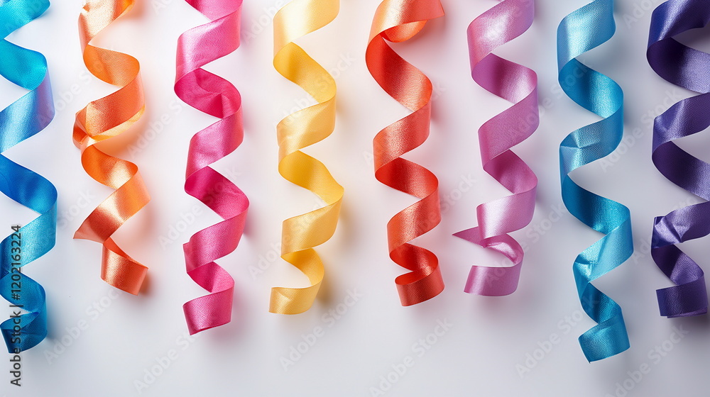 Festive vertically hanging ribbon decorations swir_071 Festive vertically hanging ribbon decorations swir_071