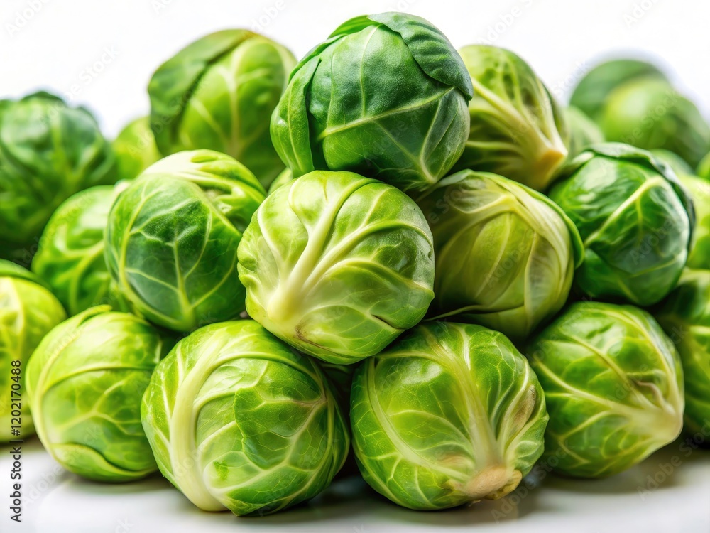 Food photography highlights tender, nutty Brussels sprouts in vivid green hues. Food photography highlights tender, nutty Brussels sprouts in vivid green hues.