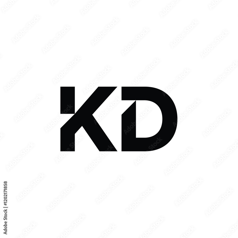 KD monogram logo design letter text name symbol monochrome logotype alphabet character simple logo KD monogram logo design letter text name symbol monochrome logotype alphabet character simple logo