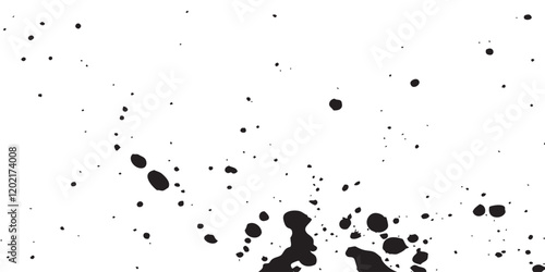 Random dots, circles. Dotted, speckles pattern. Pointillist, pointillism background. Stipple, stippling texture