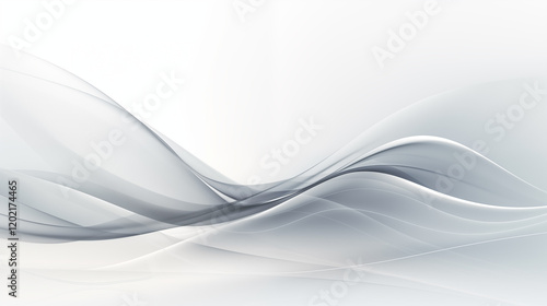 abstract white wave background