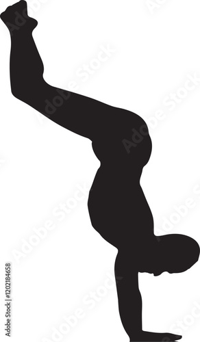 Gymnast Silhouette