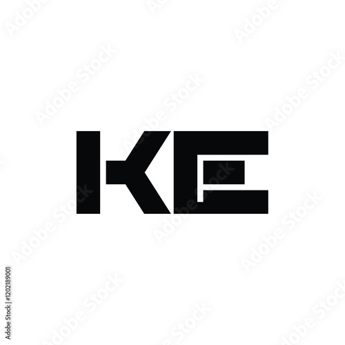 Free Download KE monogram logo design letter text name symbol monochrome logotype alphabet character simple logo - GFXLoad