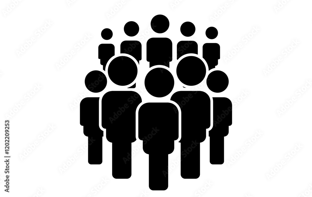 groups of people icon, isolated team peoples icon, audience peoples icon groups of people icon, isolated team peoples icon, audience peoples icon