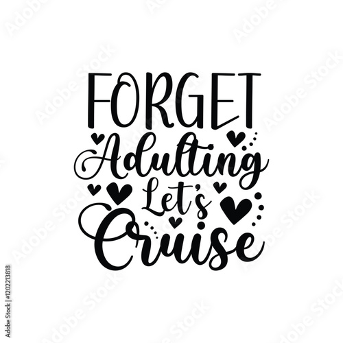 Family Vacation t shirt design, Vacation t shirt design, Cruise t shirt, This design is ideal for prints, t-shirt, mug, poster, and many other tasks, Sail ship anchor, t-shirt print. Sea cruise vector