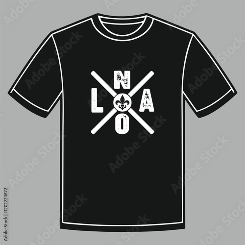 Photography New Orleans Strong vector t-shirt design