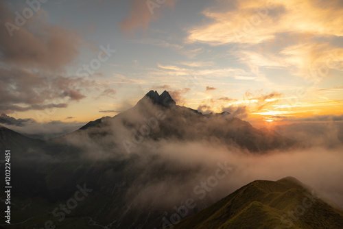 Sonnenuntergang im Oytal