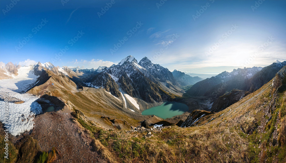 mountain panorama generative ai mountain panorama generative ai