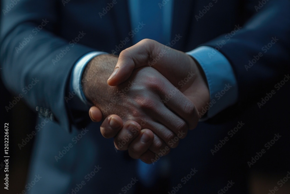 Obraz premium Handshake agreement