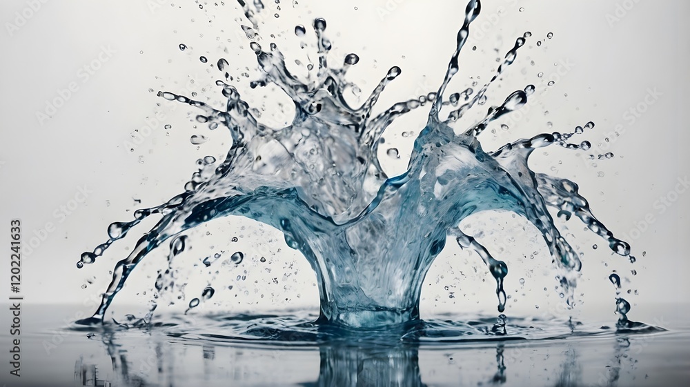 Transparent water spray effect isolated on a white background, perfect for overlay on designs.
Transparent water spray effect isolated on a white background, perfect for overlay on designs.