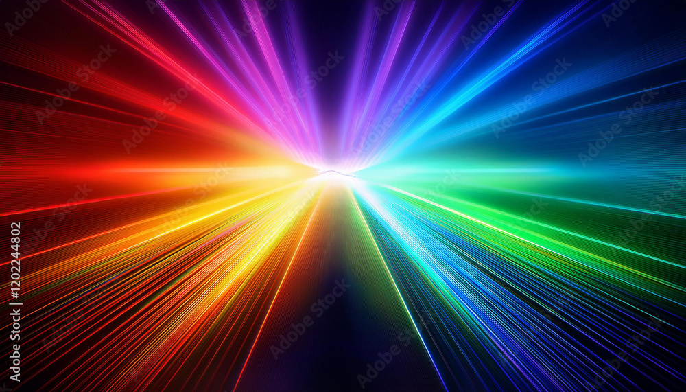 a abstract rainbow light a abstract rainbow light