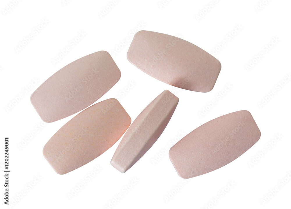 Set of pill on white. pharmacy concept element Set of pill on white. pharmacy concept element