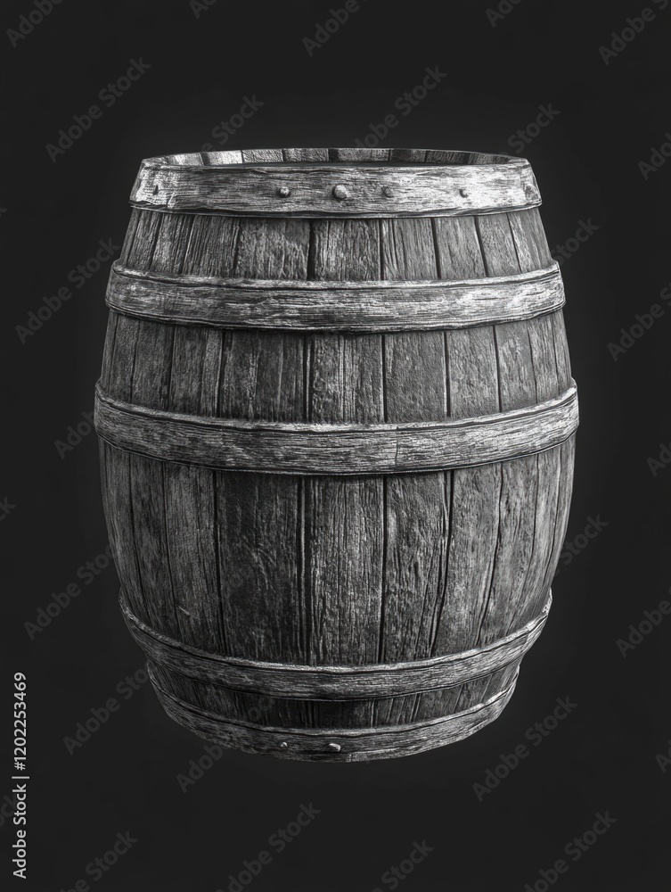 Obraz premium Wooden Barrel