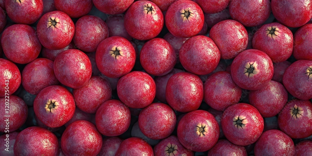 Stacked Red Apples