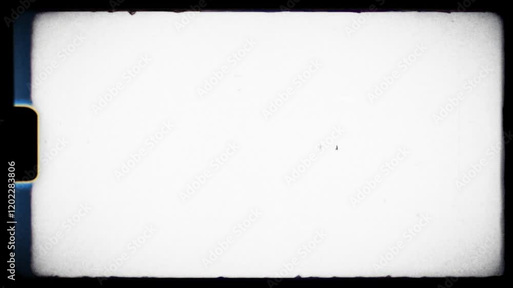8mm Film Frame Overlay, Retro Vintage Style, Cinematic Film Effect.