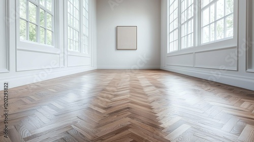 Wallpaper Mural Minimalist art display in bright gallery modern interior high-quality image natural light aesthetic concept Torontodigital.ca