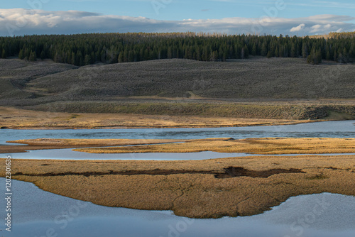 Hayden valley, Yellowstone National Park. photo