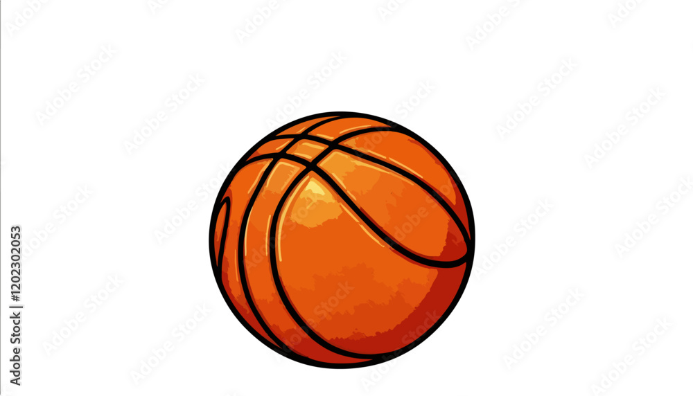 Classic Basketball Design for Sports and Recreation Classic Basketball Design for Sports and Recreation