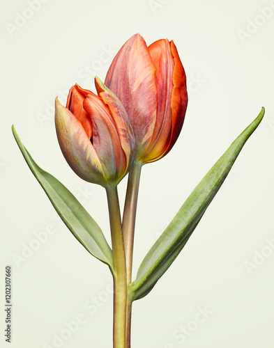 Vibrant Tulips with Elegant Petals photo