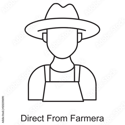 Direct From Farmera, Fresh and Local Direct from Farmers to Your Table, Supporting Agriculture The Farm-to-Consumer Experience, vector