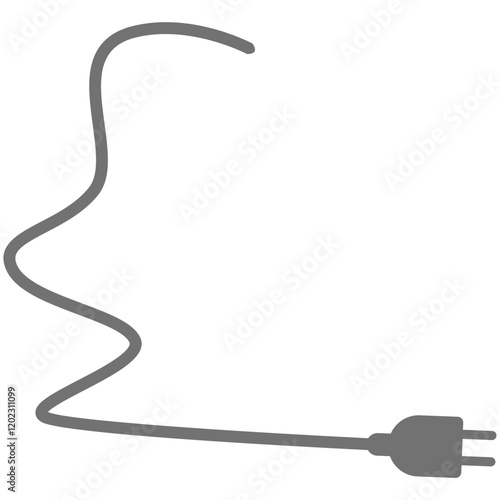 choke or plug and cable 