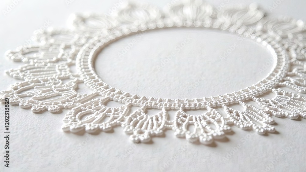 The lace background is light. The lace background is light.